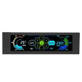 Uzm5ni Wscoficey Fan Controller Temperature Monitor Automatic Speed Control Lcd Front Panel St