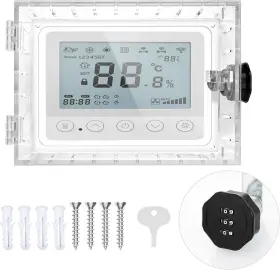 Xh20230413007 Young Dance Universal Thermostat Combination Lock Box Clear Large Guard For Wall
