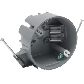 Sy-sn20xcg-1 Yqsiyu 1 Gang Electrical Outlet Box New Work Nail Mounting Groundable 20 Cu.in Roun