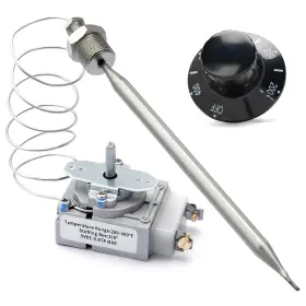 00-913153 Yuxivcne Replacement Thermostat Rx Series Millivolt Adcraft Deep Fryer New