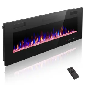 830c3-zafro Zafro Electric Fireplace 30ftft With Remote Control Recessed Wall Mounted Elec