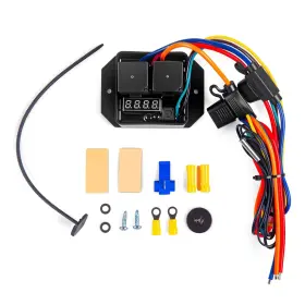 0444 Zhsymx 718653270052 Digital Radiator Fan Controller Switch Kit #0444 12v Adjustable Temperature Rang