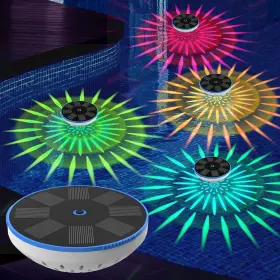 Bsv-sl004 Zrybomy Rgb Solar Floating Pool Lights Smart Auto On/off Light With 6 Lighting