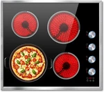 Burner Electric Cooktop, Inch Stove 6000W, 220V-240V Built-in Cera New. Price: $335.99.