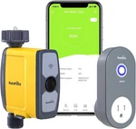 Rainpoint 1 Zone Wifi Water Timer Brass Inlet Smart Sprinkler Hub. Price: $39.99.