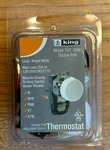 TK1T-2BW King Double Pole Adjustable Bright White Built-in Thermostat 25A New. Price: $44.99.