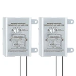 Saillong 2PACK 10 Amp Attic Fan Thermostat Control, Programmable W... New. Price: $38.79.