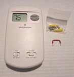 Emerson 1E78-144 Non-programmable Heat Cool Thermostat Used. Price: $14.89.