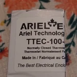 Ariel Technology TTEC-100-F Normally Closed Thermostat New. Price: $5.00.