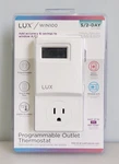 Lux WIN100 Programmable Outlet Thermostat 5/2-DAY For Space Heaters Window A/c New. Price: $19.95.