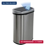 Bestoffice 13 Gallon Trash Can With Lid Automatic Touchless Garbage Od New. Price: $75.61.