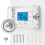 Pihode Thermostat Box With Combination Lock, Universal Keyless Large Spa... New. Price: $32.56.