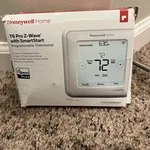 Honeywell TH6320ZW2007 Z-wave T6 Programmable Smartstart Thermostat Open. Price: $54.99.