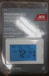 Ace 4235370 Programmable Touchscreen Thermostat New. Price: $20.00.