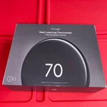 Google Nest Learning Thermostat 4TH Generation Brand New With Temperature Sensor. Price: $200.00.