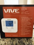 Vive Comfort TP-P-705 Programmable Thermostat Single Stage New Box.. Price: $57.25.