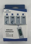 Nashone Wireless Thermostat - Lcd Backlight Switchable Heat And Cool Open. Price: $26.95.