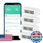 Wifi Thermometer Hygrometer: Smart Temperature And Humidity Sensor, Real-time New. Price: $61.74.