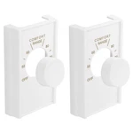 White Double Pole Line Volt Thermostat Cover For Old Style D22 - Hvac,with Li... New. Price: $34.31.