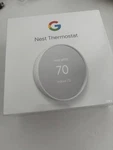 Sealed Google Nest Thermostat Smart Programmable Wi-fi Snow GA01334-U New. Price: $58.00.