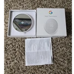 Google Nest Thermostat White Round Wi-fi Smart For Home Open. Price: $40.00.