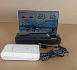 Geevon Color Weather Station Indoor Outdoor Thermometer Open. Price: $17.99.