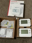Honeywell Home X1N Thermostat Non-programmable HEAT/1 Cool 2-PACK Open. Price: $59.99.