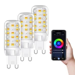 Ledeply Wifi G9 Smart Bulb Light 3.5W40W Compatible Alexa Google Home New. Price: $64.30.