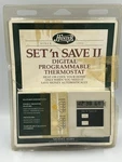 Hunter Set 'n Save Ii Digital Programmable Thermostat Model 42204 Open Box. Price: $22.85.