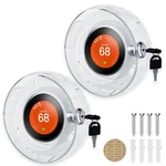 2 Pc Round Baby Safety Lock Case With Key,thermostat Cover Universal New. Price: $39.51.