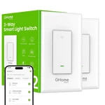 Ghome Smart Switch, 3 Way Light Wi-fi Compatible With Alexa And Google New. Price: $48.95.