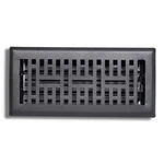 Sierra Grates Metro Matte Black Steel Floor Register New. Price: $19.99.