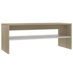 Vidaxl Coffee Table With Shelf - Elegantly Designed Living Room Centerpiece New. Price: $93.99.