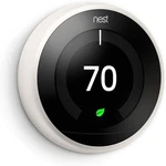 Google Nest Learning Thermostat 3RD Generation Compatible Alexa Renewed White. Price: $222.40.
