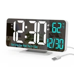 Kosumosu Digital Led Clocks For Bedrooms 6.7IN White Alarm Clock, Dimming, 12... New. Price: $29.00.