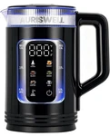 Auriswell Electric Smart One Touch Tea Kettle Temp Control Color Changing Glass Open. Price: $49.99.