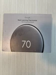 Google Nest Learning Thermostat (4TH Gen) + Temperature Sensor (2ND Silver New. Price: $149.99.