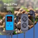 Eu Plug Dual Inkbird Humidity Controller 220V Humidifier Hygrometers New. Price: $45.99.