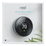 Google Nest 3RD Gen Learning Thermostat T3018US Mirror Black 813917022023 A+ New. Price: $151.95.
