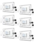 Auurio 6 Pcs Upgraded Thermostat Lock Box With Key, Large High Transparency New. Price: $122.21.