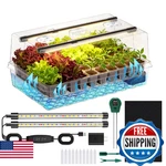 Adawook Self-watering Seed Starter Tray With Grow Lights, 60 Cells New. Price: $60.86.