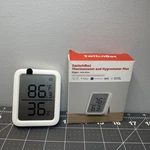 Switchbot Thermometer Hygrometer, Bluetooth Indoor Plus New. Price: $25.00.