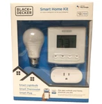 Black Decker Smart Home Starter Kit Wi-fi Hard Key Thermostat A19 Bulb Plug New. Price: $39.65.
