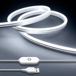 Inextstation Usb Led Neon Lights Strip White, 6.6FT 5V Rope Water... New. Price: $22.17.