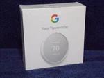 Google Nest Thermostat 4TH Gen Snow White Smart Wi-fi Programmable G4CVZ Sealed New. Price: $75.00.