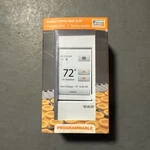 Ditra Touchscreen Programmable Floor Heating Thermostat (heat-e-rt). Wht. New. Price: $183.00.
