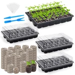 Hahood 3 Pack Seed Starter Tray Kit 120-CELLS Germination With H... New. Price: $49.33.