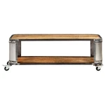 Coffee Table End Side With Castors Solid Wood Mango 39.4 Inch Vidaxl New. Price: $235.99.