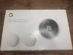Google Nest Learning Thermostat 3RD Generation With 2 Sensors Open. Price: $150.00.