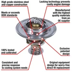Motorad 7227-195 Fail-safe Thermostat New. Price: $18.39.